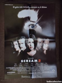 Cinéma: Poster doble de Scream 3 y de 28 Dias.